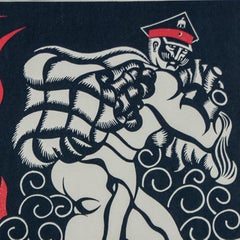 Corrupt Petliura Ukraine Russian Propaganda Poster