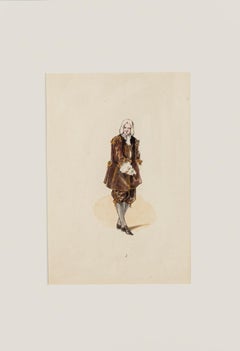 Costume - Original Hand-colored Lithograph - 19th Century