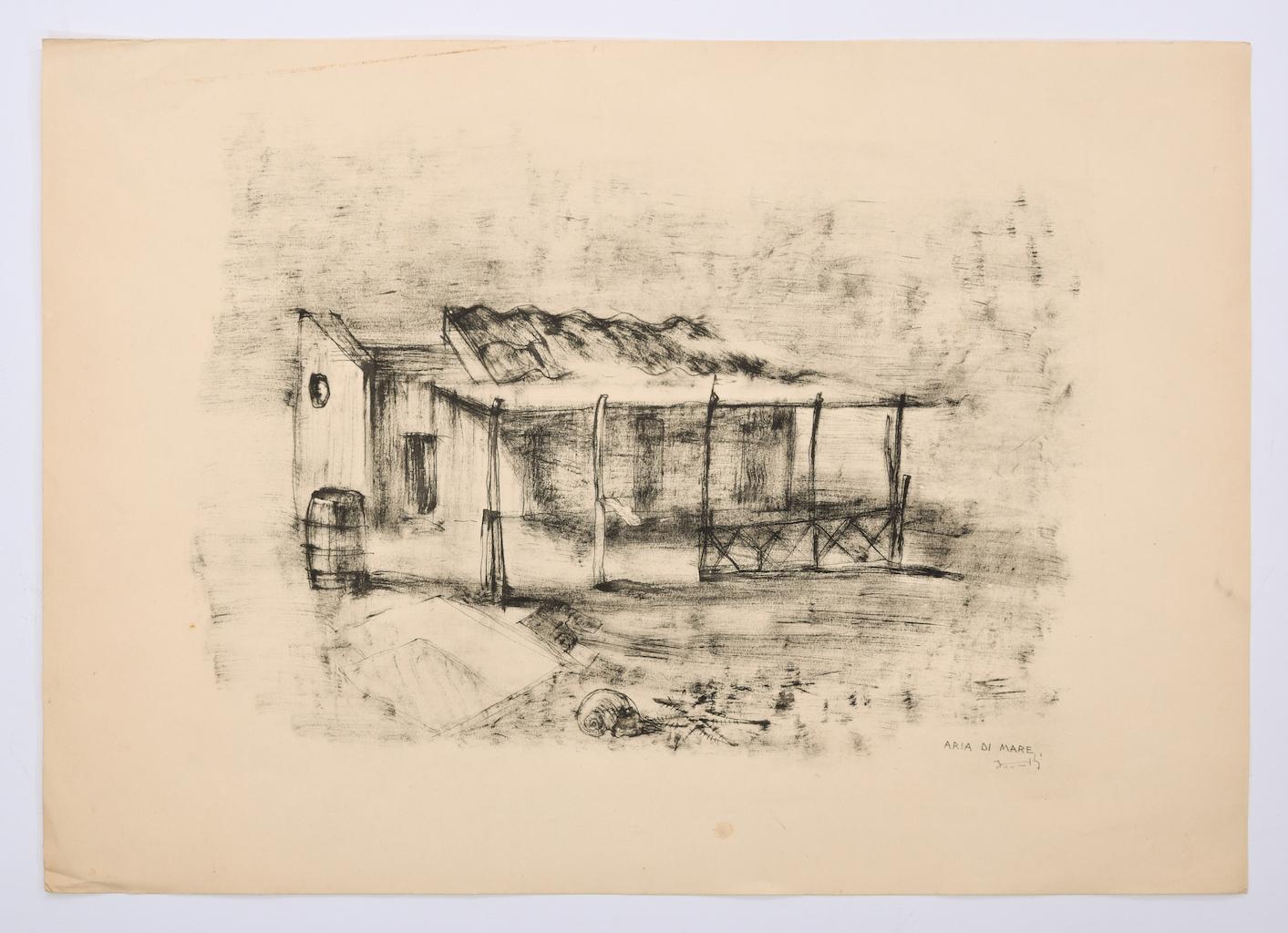 Cottage - Offset Print - 20th Century