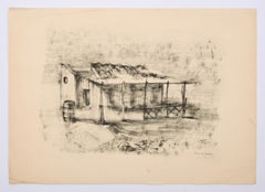 Vintage Cottage - Offset Print - 20th Century