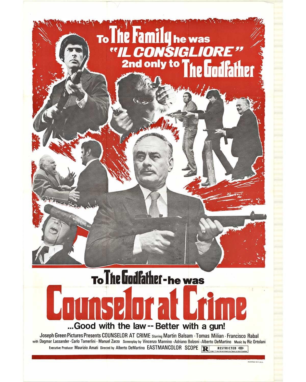 'Counselor at Crime' original 1973 movie poster - Print by Unknown