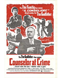 'Counselor at Crime' original 1973 movie poster
