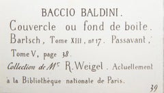 Couvercle ou Fond de Boite, Old Masters Heliogravure by Baccio Baldini