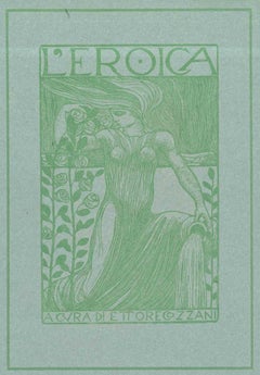 Cover for L'Eroica - Original Woodcut by Ettore di Giorgio - Early 20th Century