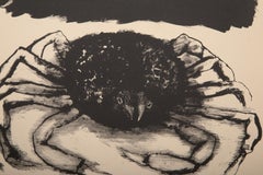 Crayfish, Surrealist Lithograph by Aubrey Schwartz