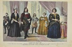 Customs of 17th Century - Lithograph - 1862