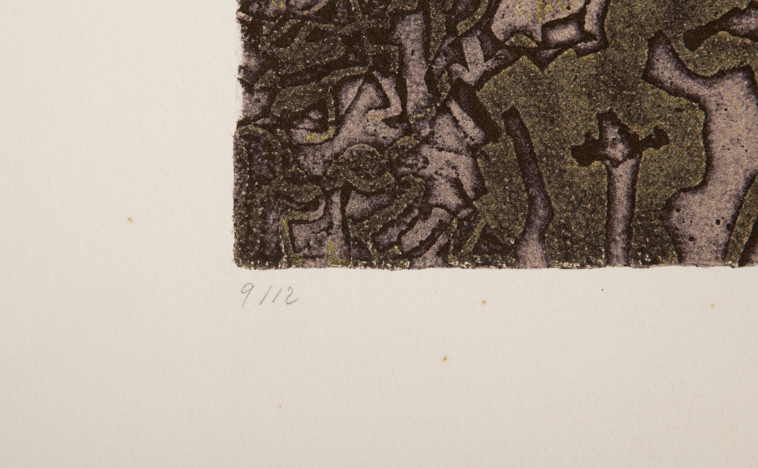 Dance African, Modern Etching by Jacqueline Levy Morelle For Sale 1