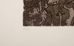 Dance African, Modern Etching by Jacqueline Levy Morelle