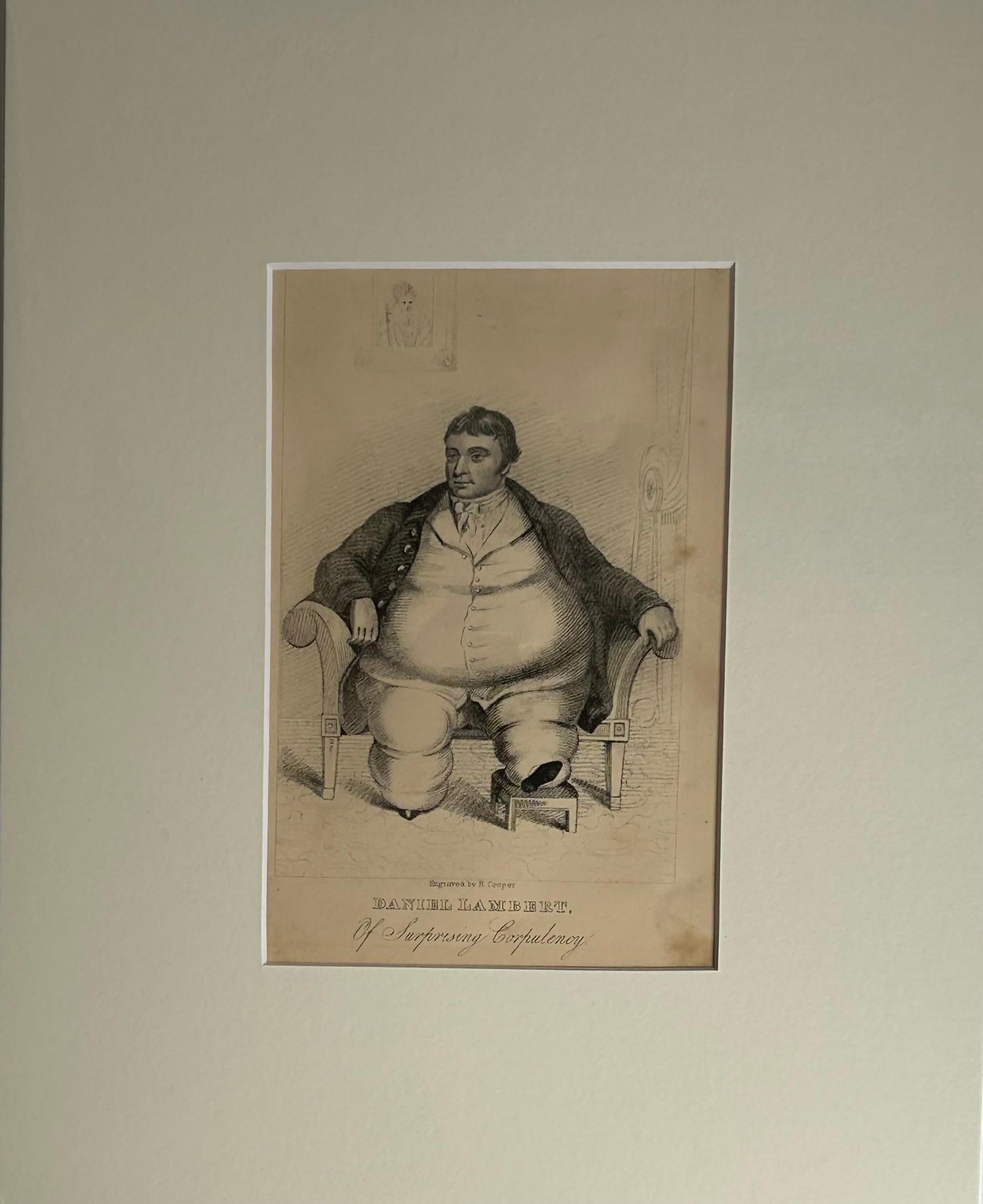 Daniel Lambert – Aufregende Corpulency – Print von Unknown