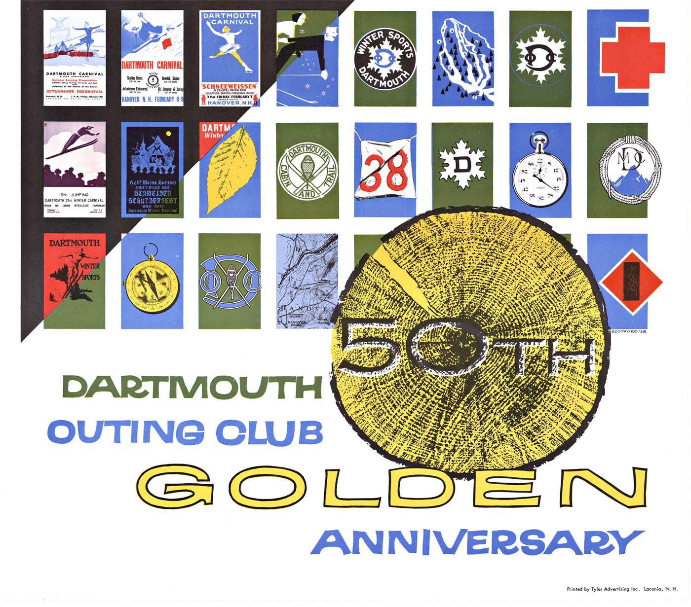 50 Aniversario de Oro del Darmouth Outing Club - Print moderno estadounidense de Unknown