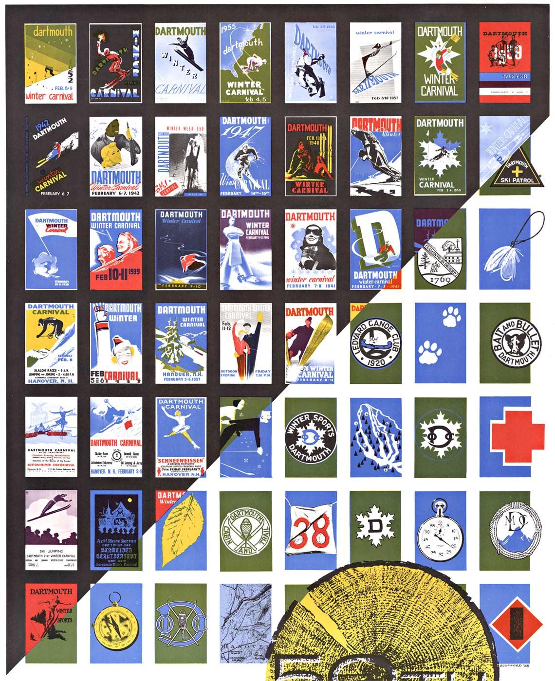 50 Aniversario de Oro del Darmouth Outing Club - Landscape Print Gris de Unknown
