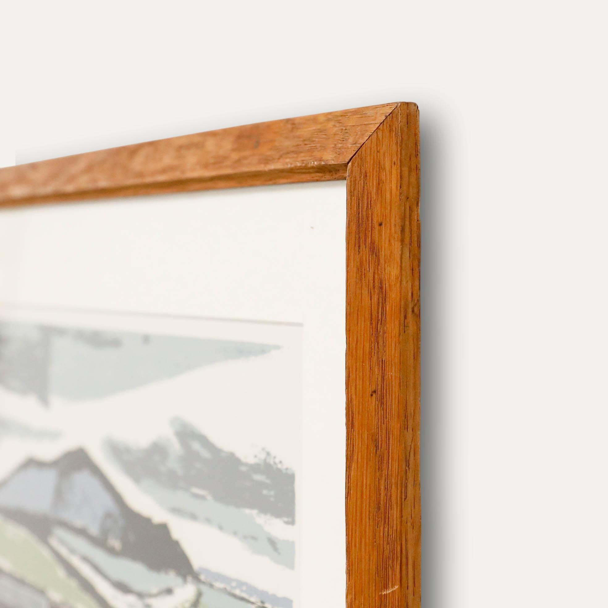 David Bethel (1923-2006) - Framed 20th Century Serigraph, White Gate For Sale 2