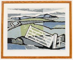 David Bethel (1923-2006) - Framed 20th Century Serigraph, White Gate