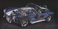 David David '1965 Shelby 427 Cobra Cutaway' 1999- Litografia offset