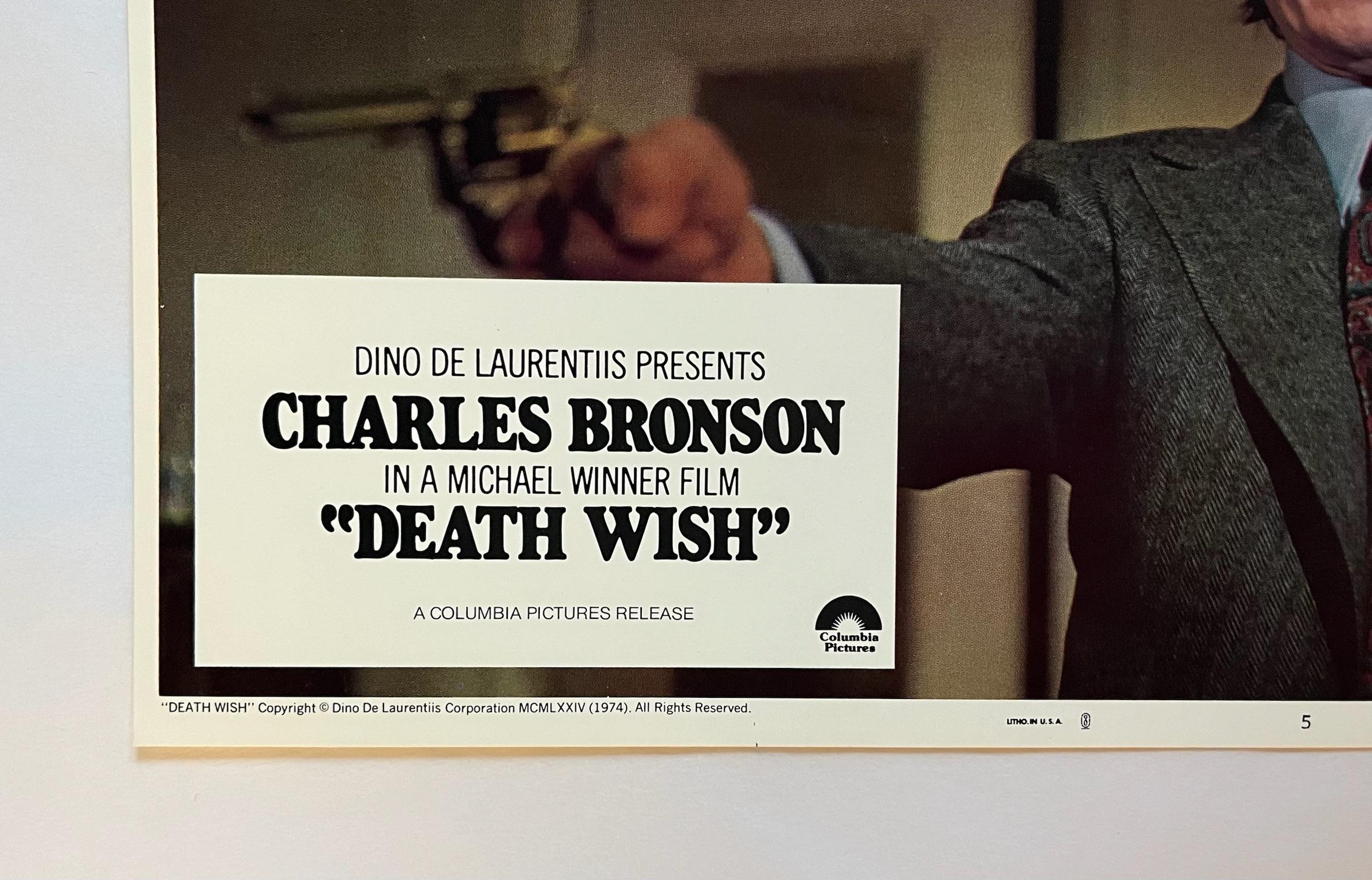 Death Wish - Original 1974 Lobby Card #5 - Black Figurative Print by Unknown
