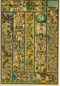 Decorative Motifs French Renaissance - Chromolithograph - Early 20th Century