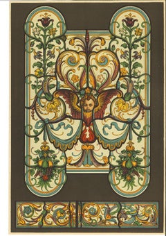 Antique Decorative Motifs German Renaissance  - Lithograph - 20th Century