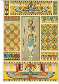 Decorative Motifs of the Egyptian Renaissance - Chromolithograph - 20th Century