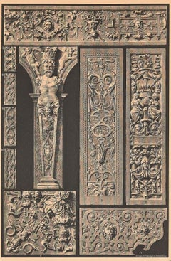 Decorative Motifs of the German Renaissance - Chromolithograph - 19th Century