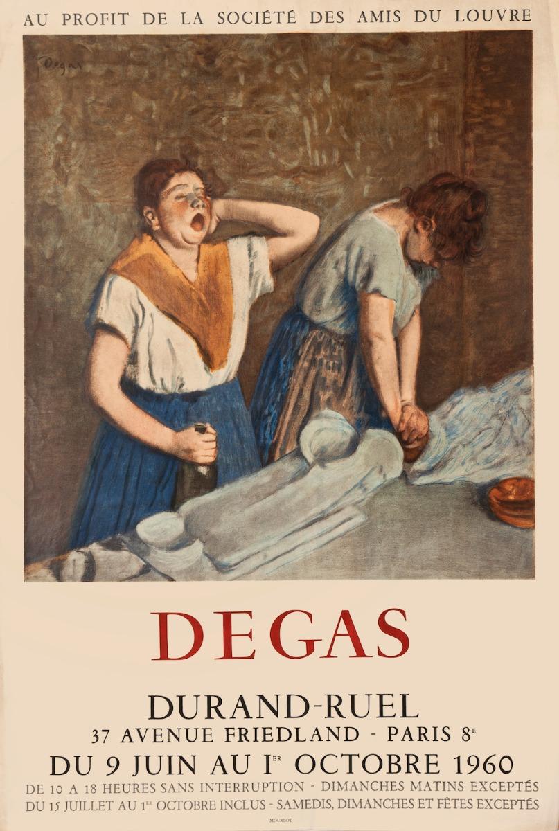 Unknown Figurative Print - Degas - Vintage Poster - Offset Print - 1960