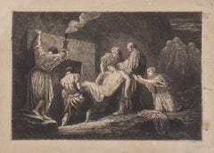 Deposition of Christ - Original Etching Print - 19th Century