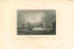 Desert Rock Light-House - Original Lithograph - Mid 19th Century