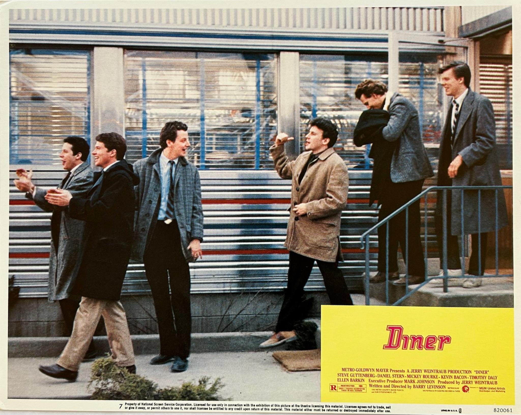 Diner Original 1982 Lobby Card