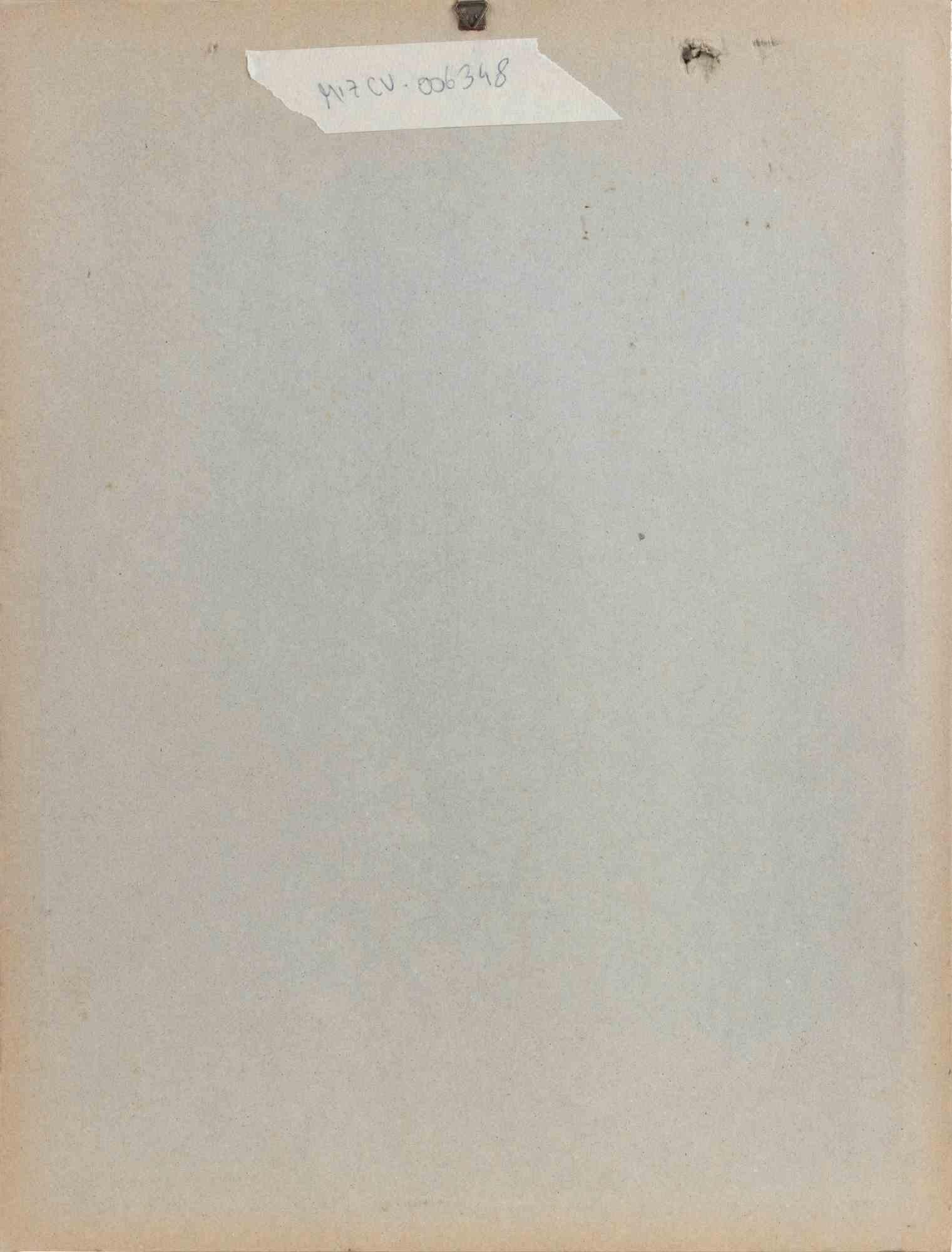 Divine Figure – Radierung – 1978 (Surrealismus), Print, von Unknown