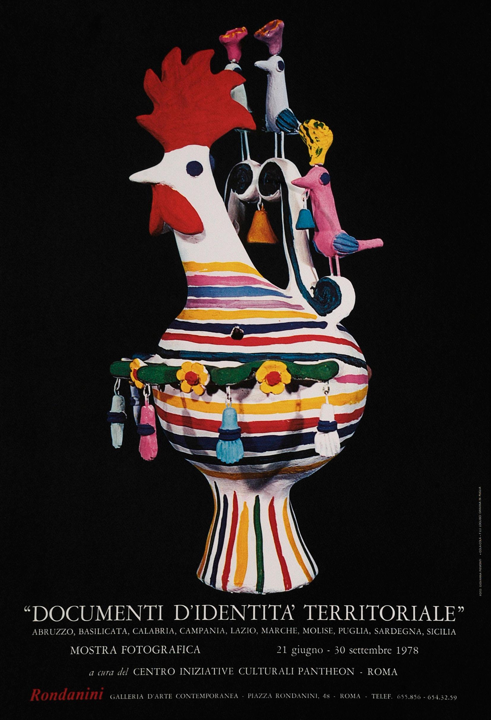 Unknown Figurative Print - Documenti d'Identità Territoriale - Offset - 1978