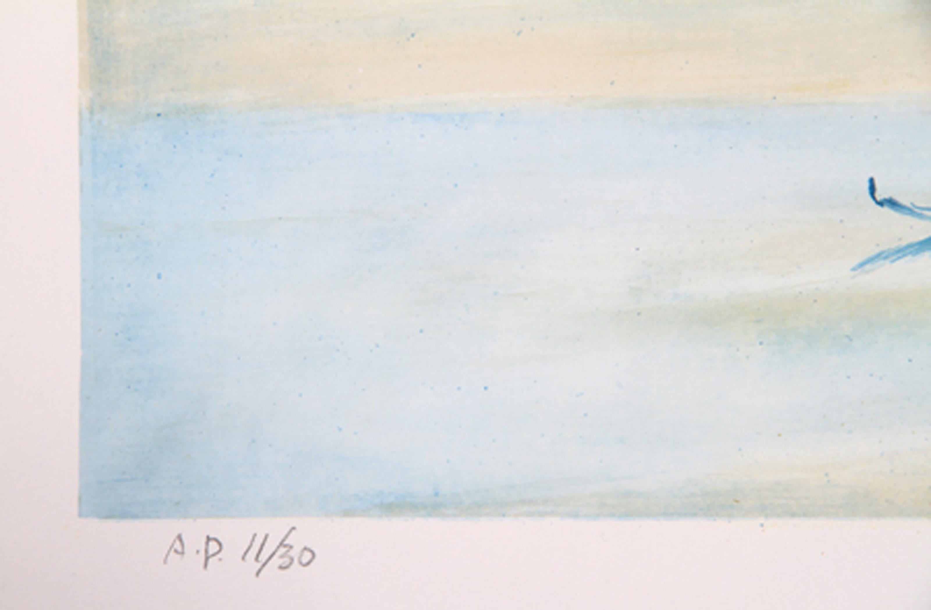 Dogana, Modern Lithograph by Lloyd Lozes Goff - Print by Unknown