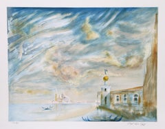 Dogana, Modern Lithograph by Lloyd Lozes Goff