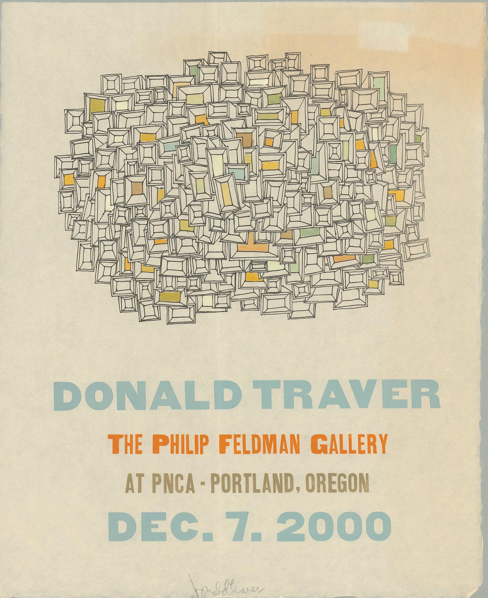 Donald Traver 'The Philip Feldman Gallery' 2000- Signed Vintage - Print by Unknown