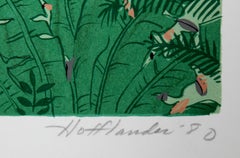 Donkey Ride, Folk Art Screenprint by Jack Hofflander