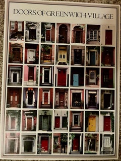 "Doors of Greenwich Village"   poster