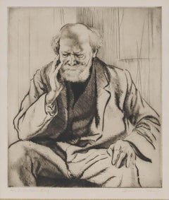 Doris Marion Stacey - Early 20th Century Etching, Portrait of W. S. Julian Esq.