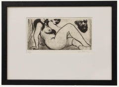 Douglas Portway (1922-1993) - 20th Century Etching, Female Nude