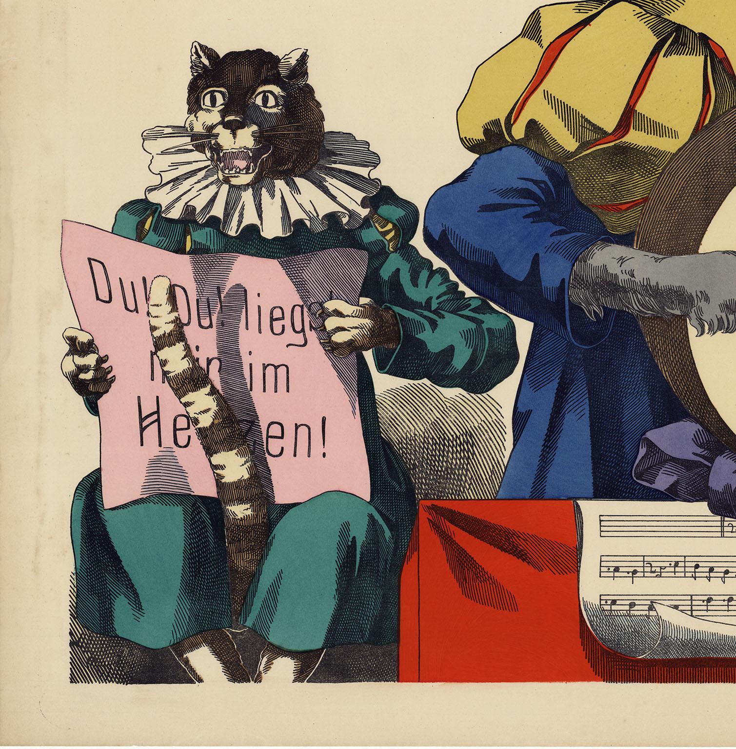 Du, du liegst mir im Herzen.  [Musicians of Bremen] - Other Art Style Print by Unknown