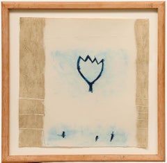 Duncan Bullen - 1990 Monotype, Blue Tulip