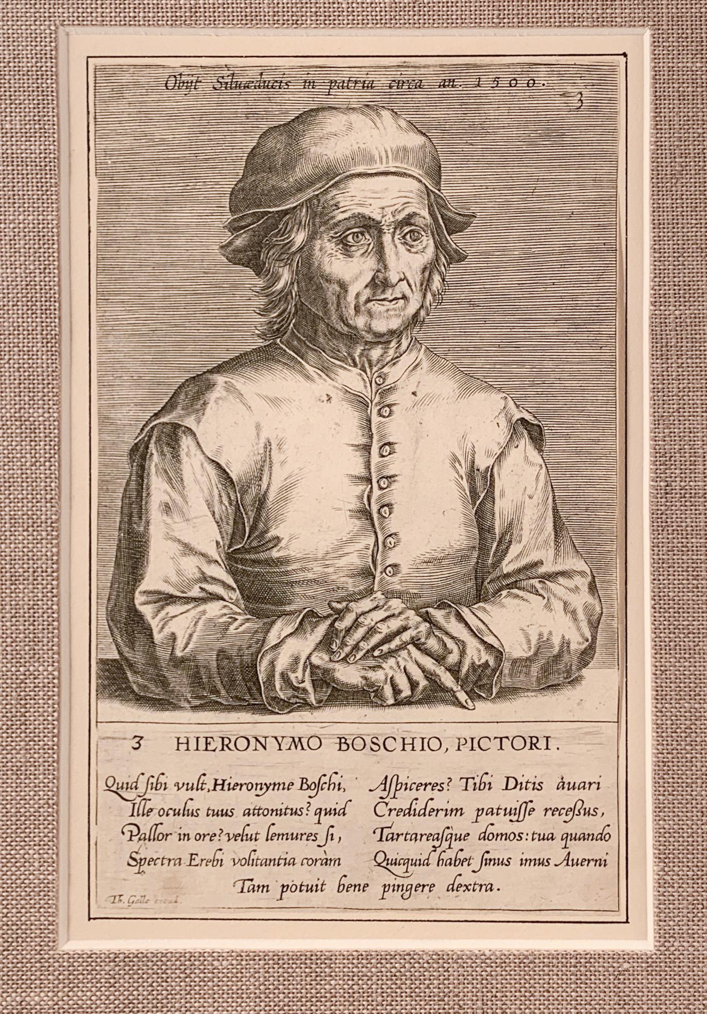 Early Hieronymus Bosch Portrait - Print by Unknown