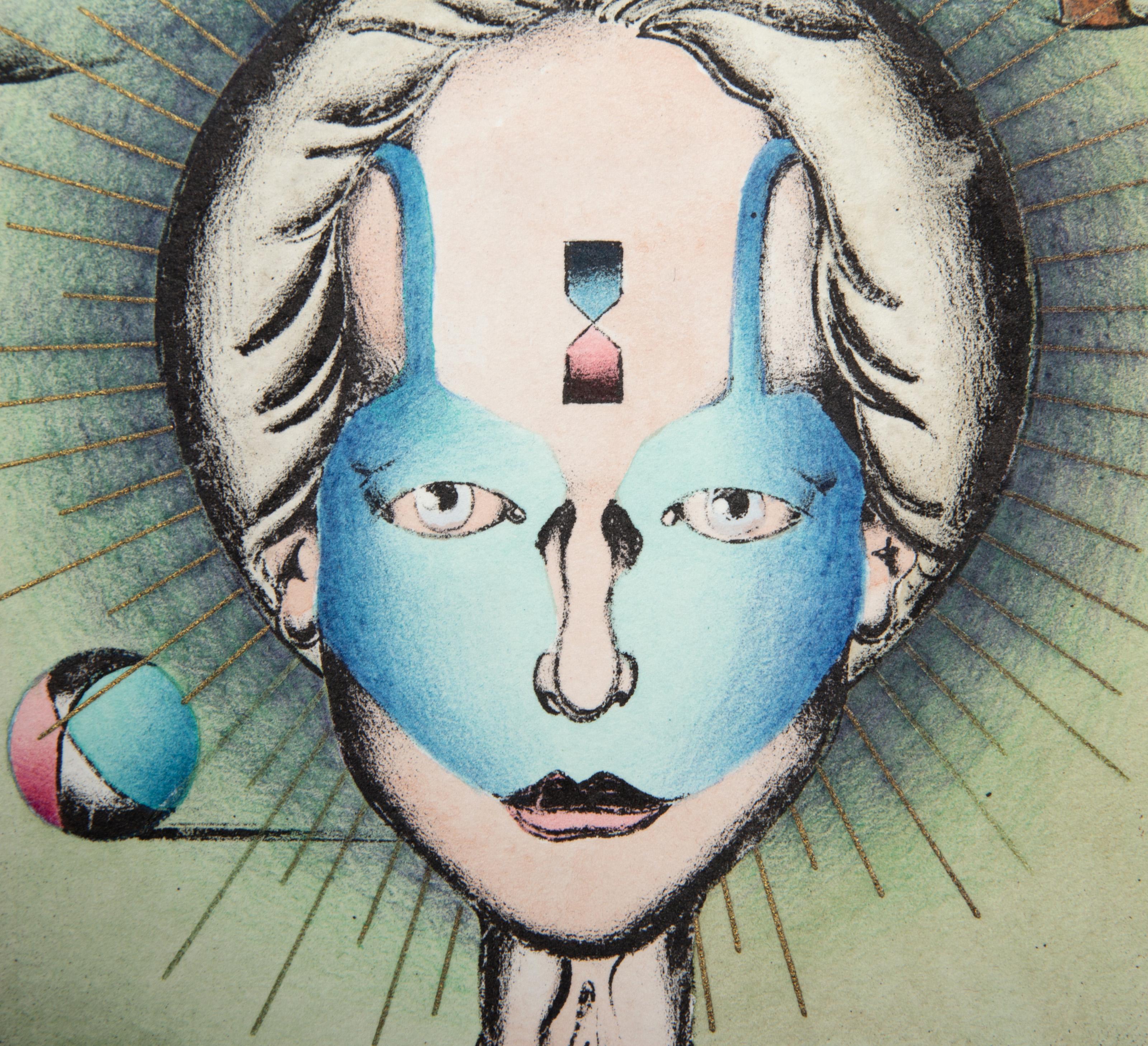 Earth Is But A Small Ball, Surrealist Etching by Douglas C. Backhaus For Sale 2