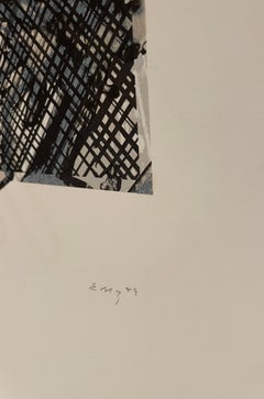 Artiste Ed Moses, lithographie en édition limitée, « Untitled 7 »