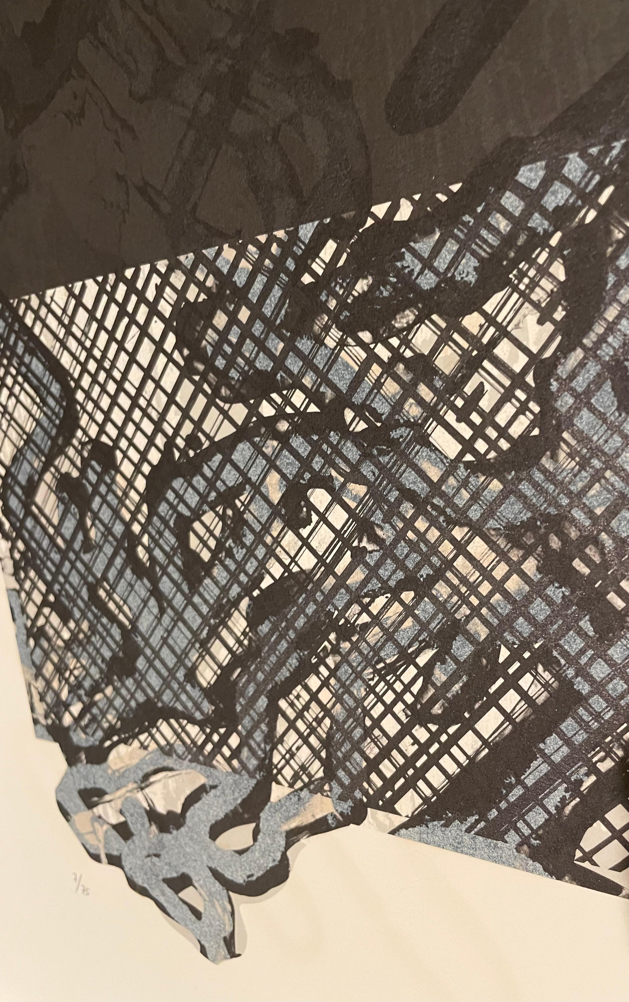 Ed Moses artist, limited edition lithograph, 