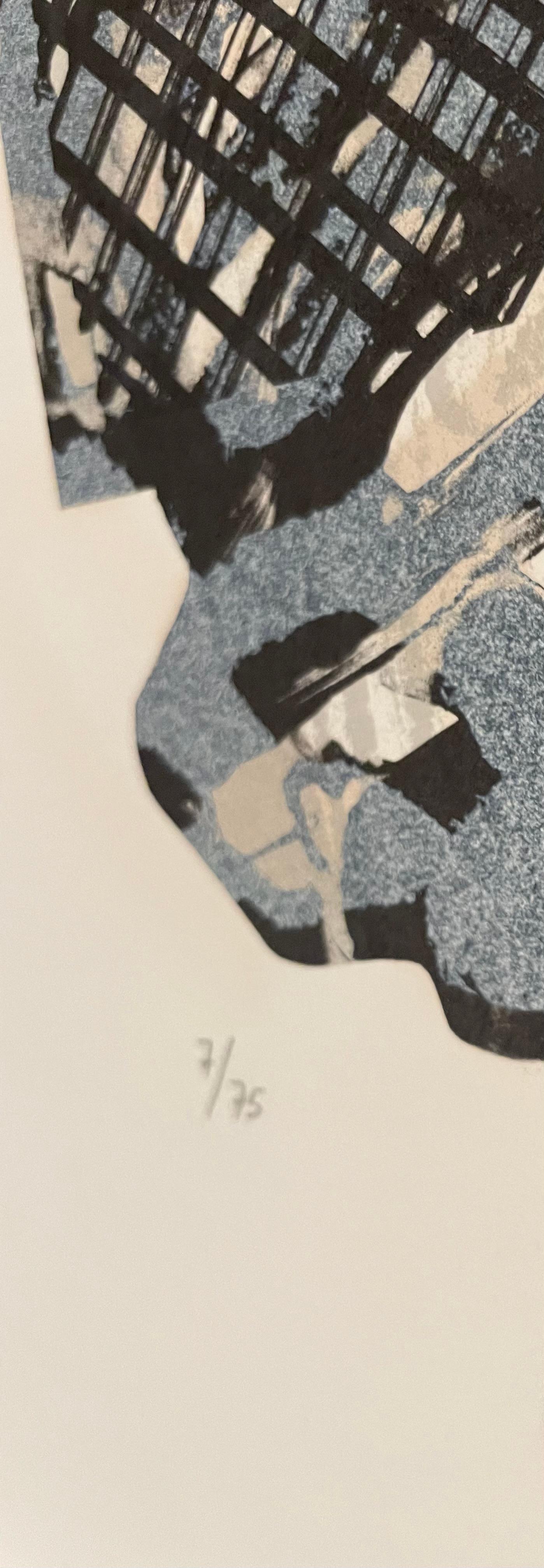 Ed Moses artist, limited edition lithograph, 