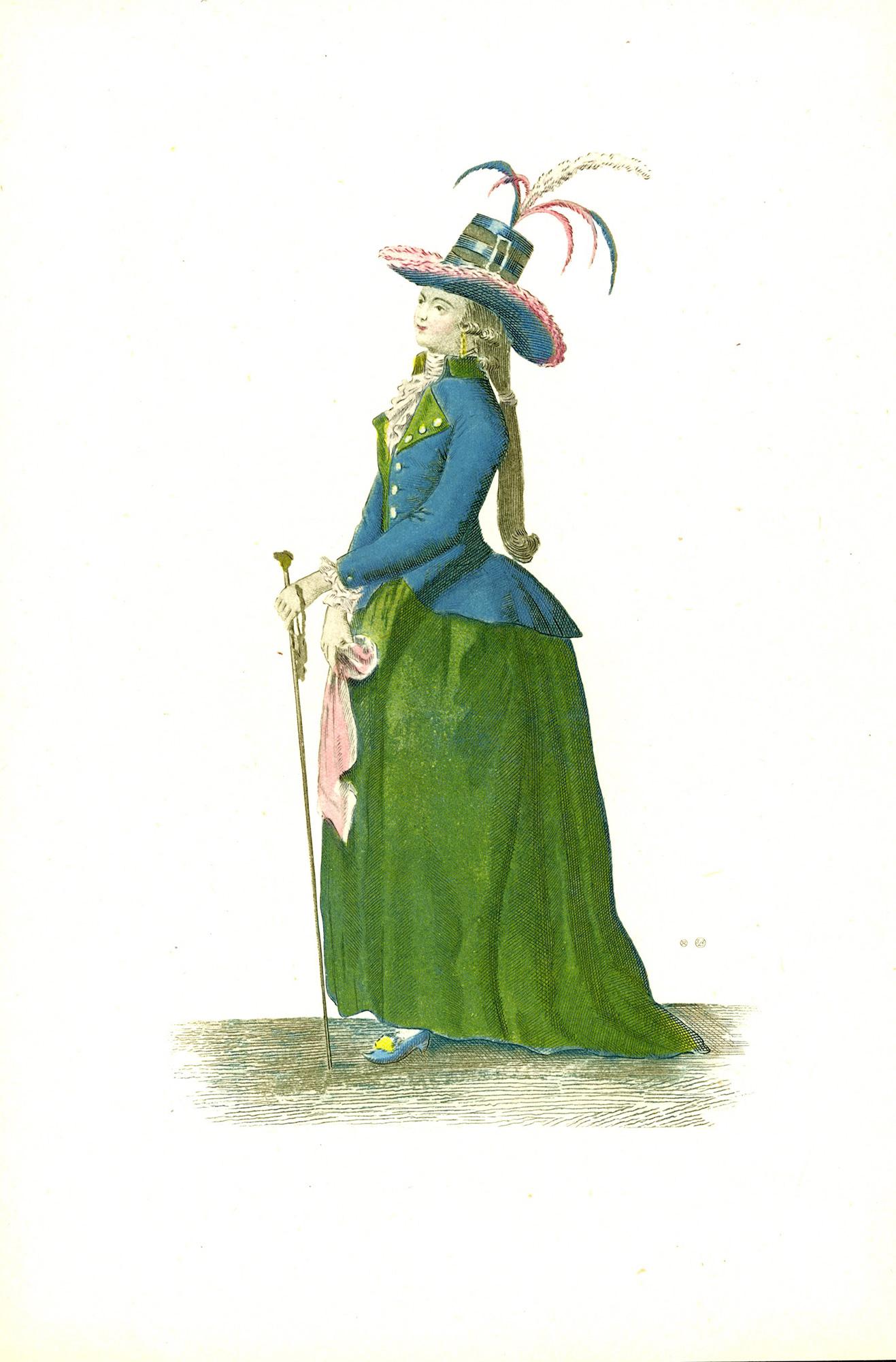 Otto tavole di moda del XVIII secolo dal portfolio Modes, di M. Connat in vendita 2