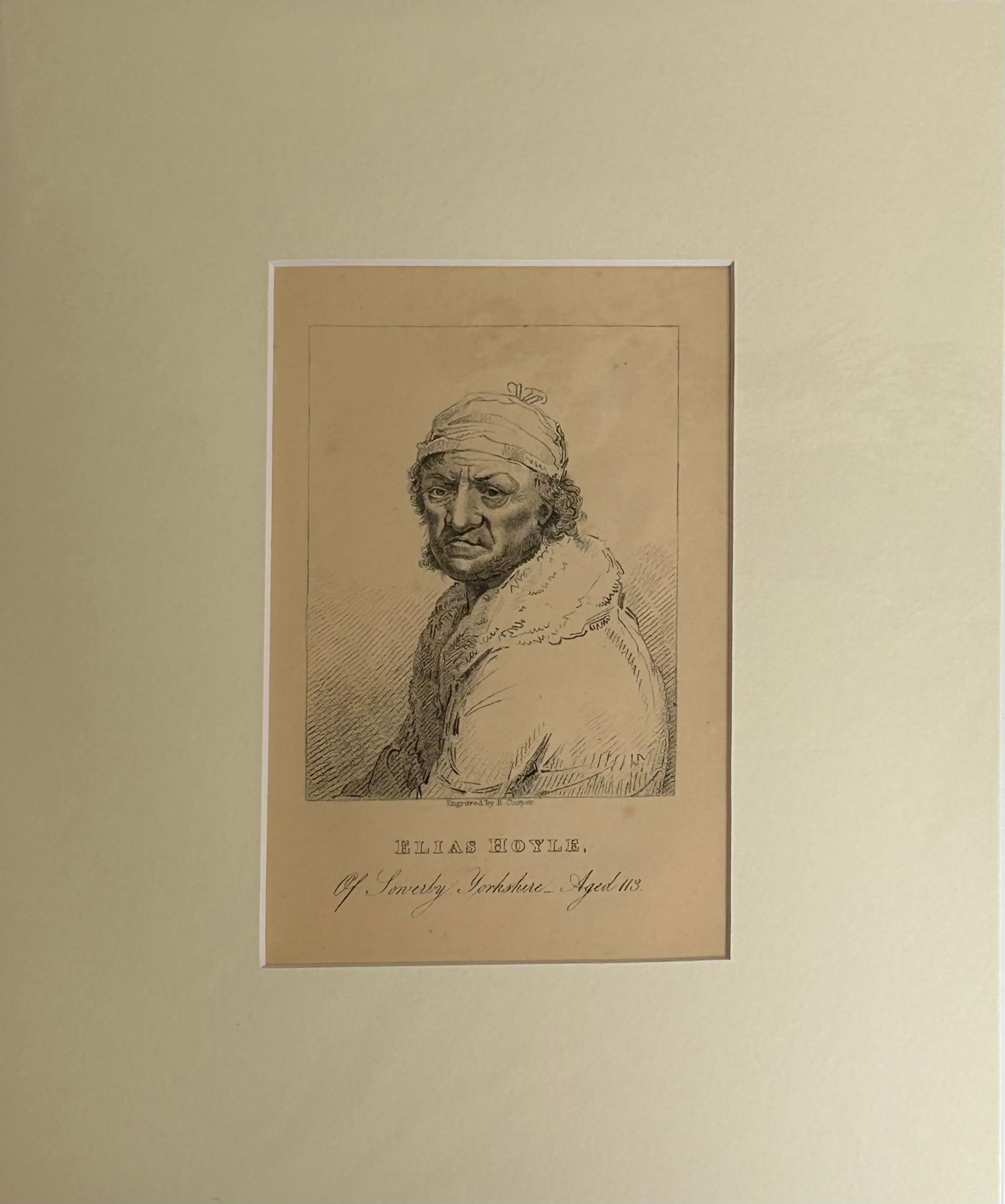 Elias Hoyle - Of Sowerby Yorkshire Aged 113 - Print by Unknown