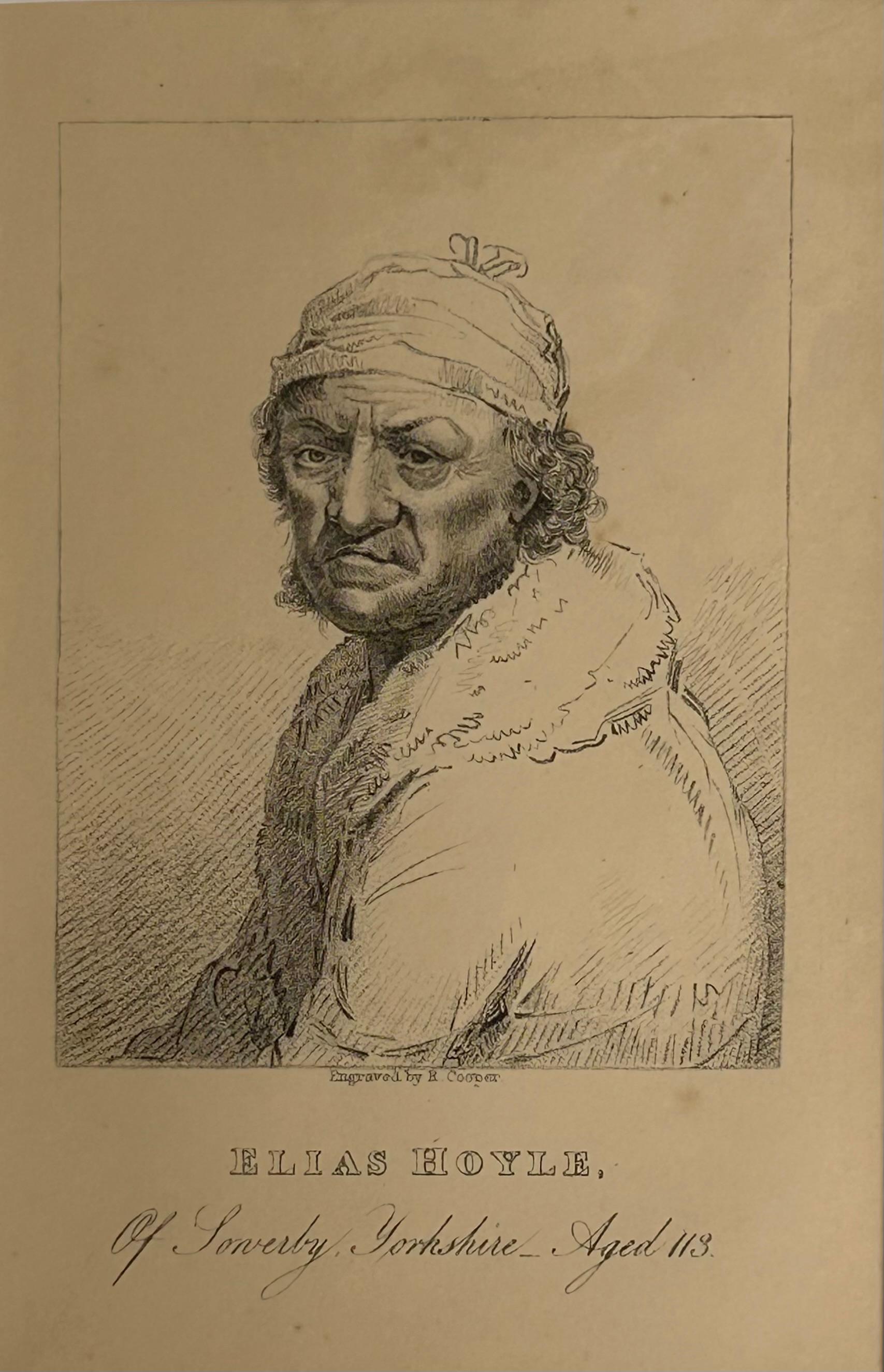 Unknown Figurative Print - Elias Hoyle - Of Sowerby Yorkshire Aged 113