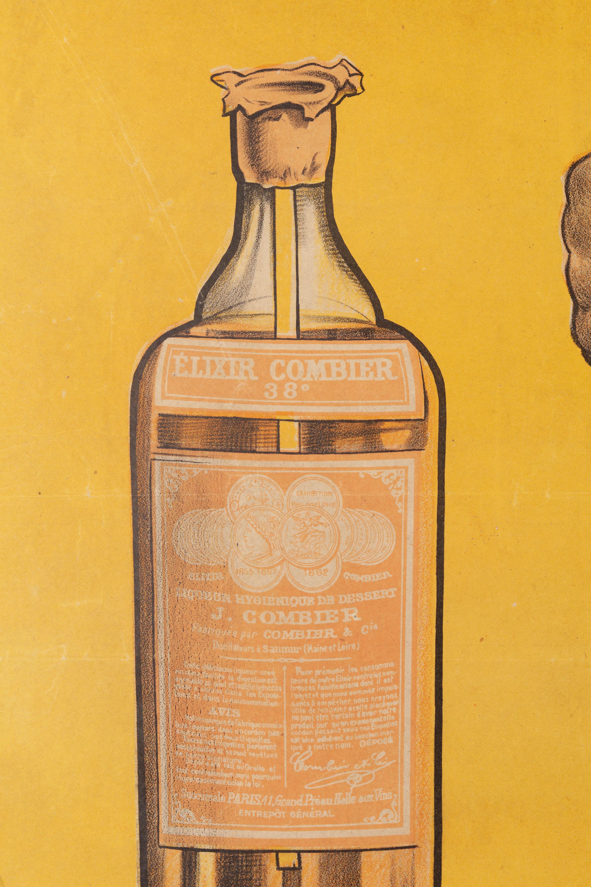 Elixir Combier Digestif - Orange Print by Unknown