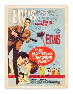 Elvis Presley "It Happened at the World's Fair", Original Retro film poster