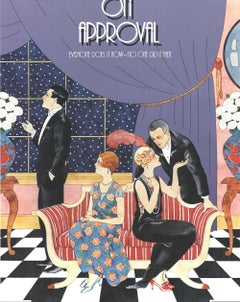 On Approval Offset Lithograph Print, Emanuel Schongut, 1980s, Unframed