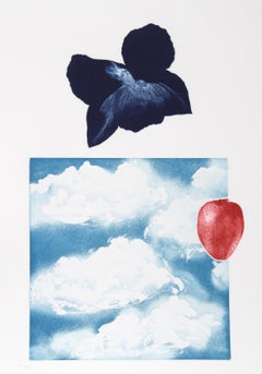 Emergencia, aguafuerte surrealista de Hank Laventhol
